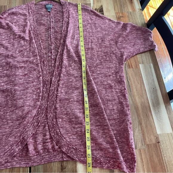 Layering Sweater Burgundy Half Sleeves Oversized - Picture 6 of 6